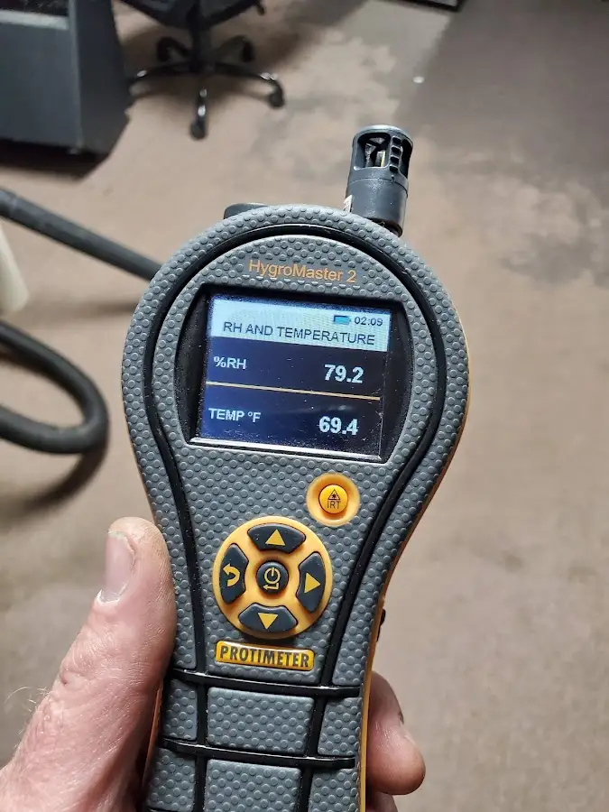 Moisture meter humidity assessment for Mold Remediation & Removal in Moosic